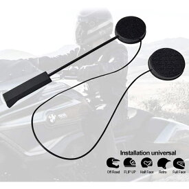 オートバイ用 ヘッドセット Bluetooth ワイヤレス バイク イヤホン 高音質 ステレオ ヘッドセット ヘルメットスピーカー 音楽 インターホン HDマイク ハンズフリー 通信