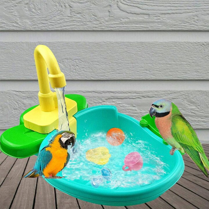 楽天市場 鳥 水浴び容器 バスタブ インコ 文鳥 小鳥用 水浴び 鳥用シャワー 水浴びケース 鳥浴び容器 自動シャワー オウム入浴 浴槽 コンパクト 清掃簡単 小おもちゃ付き 熱中症 暑さ対策 ペット用品 ユースター