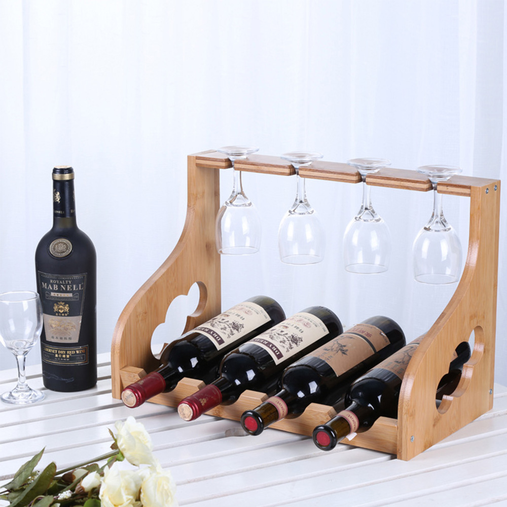 ワインホルダー ワインラック 竹製 ファッションデザイナー 総合福袋 ワインスタンド ワインボトルホルダー ワイン 安定 組み立てが簡単 収納 シャンパン ボトル