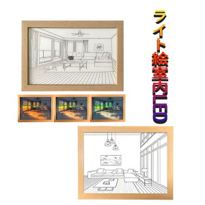 【期間限定 P3倍】間接照明 ナイトライト テーブルランプ プレゼント 卓上ライト 絵画 インテリア LEDライト 人気 インテリア照明 玄関 廊下 常夜灯 引越し祝い 新築祝い 面白いプレゼント