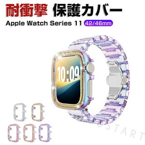 Apple Watch Series 11 42mm/46mm �P�[�X �E�F�A���u���[���E�X�}�[�g�E�H�b�` PC�f�� �}���`�J���[ �V���v���� �X�P���g�� �n�[�h�J�o�[ �A�b�v�� �A�b�v���E�H�b�`11 ���킢�� �G���K���g �J���t�� C