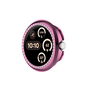 Google Pixel Watch 3 41mm/45mm �P�[�X �E�F�A���u���[���E�X�}�[�g�E�H�b�` �N���A ���b�L�d�グ PC�f�� �J�o�[ �}���`�J���[ �V���v���� ���C���X�g�[�� ���炫�� �n�[�h�J�o�[ CASE �����Ռ� ���h