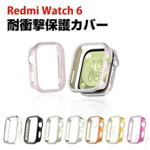 Redmi Watch 6 �P�[�X �E�F�A���u���[���E�X�}�[�g�E�H�b�` PC�f�� ���C���X�g�[�� ���炫�� �}���`�J���[ �N���A �V���v���� �n�[�h�P�[�X CASE �����Ռ� ���h�~ �֗� �y�� �l�C �ی�P�[�X �J�o