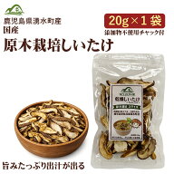 乾燥しいたけ 20g 送料無料 国産 原木 鹿児島県産 干し椎茸 出汁 煮物 炊き込みご飯 添加物不使用