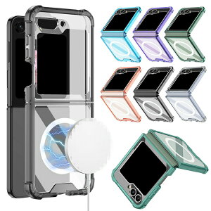 Galaxy Z Flip7 6 P[X NA Jo[ ܂肽݌^ Qi[d CX[d Ή }Olbgz  p ی R[i[op[ Samsung TX