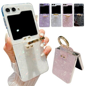 Galaxy Z Flip7 6 5 4 3 P[X / Jo[ ܂肽݌^ Lk͗l CXg[ ̌^Ot Samsung MNV[ Z tbv6 AhCh 
