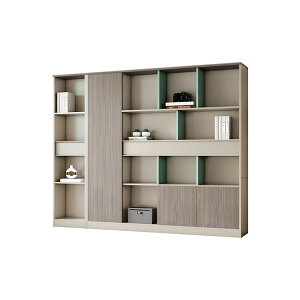 オフィスキャビネット ファイリングキャビネット 木製書庫 書類整理棚 分類収納 メラミン化粧板 台輪付き シックな雰囲気 ハンガーパイプ グレー カスタマイズ可能 車上渡