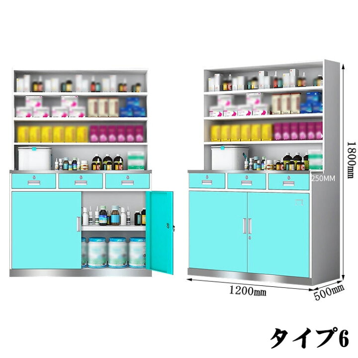 楽天市場】医療用キャビネット ドクターキャビネット 薬棚 冷間成形鋼 