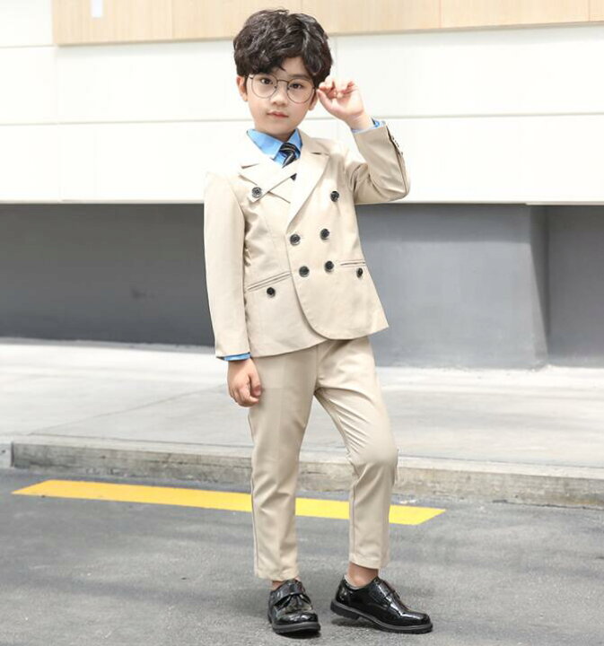 楽天市場】【送料無料】子供スーツ 子供服 上下セット 高品質 キッズ  