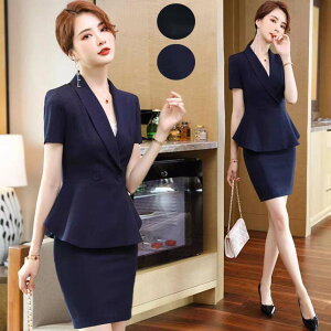 【送料無料】ママスーツ フォーマル 短袖 スカートスーツ ビジネススーツ パンツスーツ 夏 セレモニースーツ レディース 卒園式 入園式 卒業式 お宮参り 結婚式 リクルートスーツ 2点セット