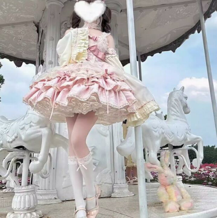 楽天市場】ロリータ風ワンピース JSKワンピース Lolita レディース 