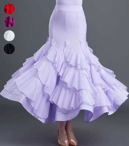 スカート モダン衣装 社交ダンス 社交ダンス 社交ダンス衣装 フラメンコ スレンダー 練習着 パーティー 競技用のドレス ワルツ モダンドレス 社交ダンスドレス レッスン着 ステージ衣装 ダ