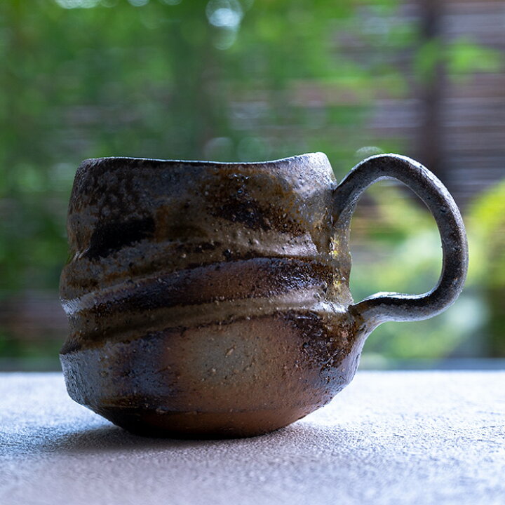 楽天市場】備前焼MUG CUP（CR-062） 作家「クリストファーレイヴェン 