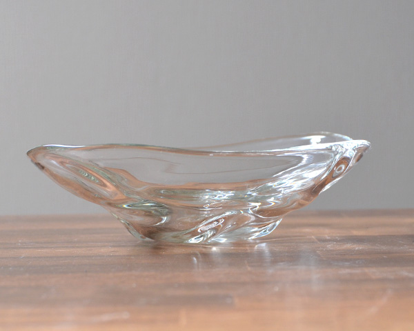 おむつ 作者不詳　美しいガラス鉢　作家物 ガラス