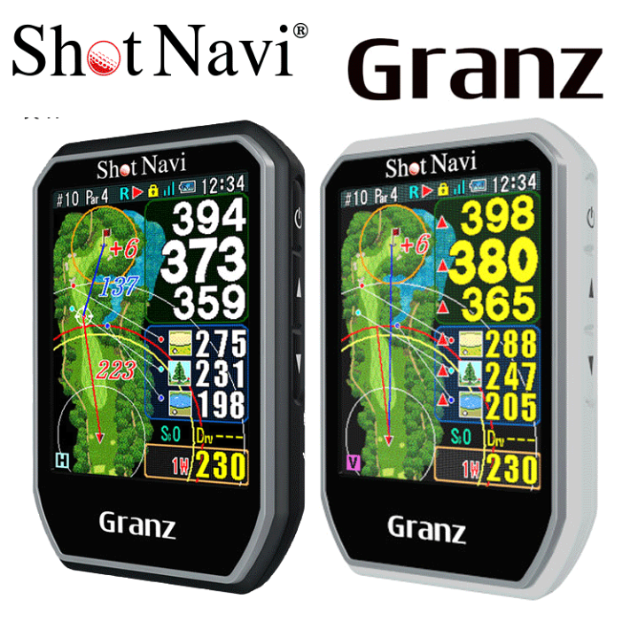 楽天市場】ショットナビ ゴルフ Granz GPSナビ SHOT NAVI 計測機 Shot