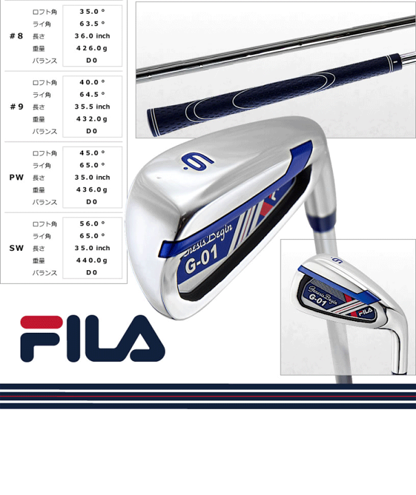 楽天市場】FILA フィラ ゴルフ メンズ クラブセット 14点セット FL-G01
