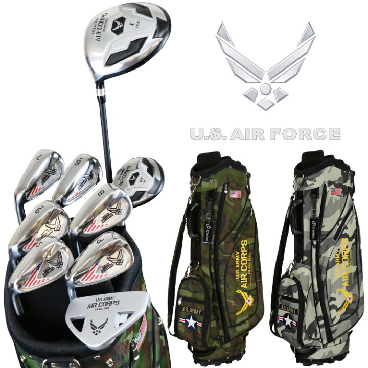 楽天市場】レフティー AIR ARMY AIR CORPS ゴルフセット ゴルフクラブ 