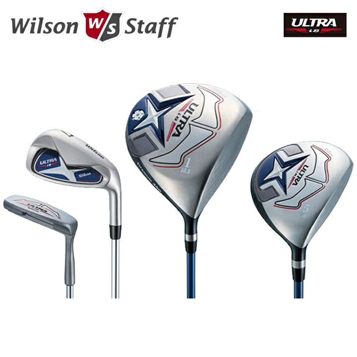 楽天市場】ウィルソン WILSON STAFF ULTRA I8 9本セット 1W,5W,#6-PW 