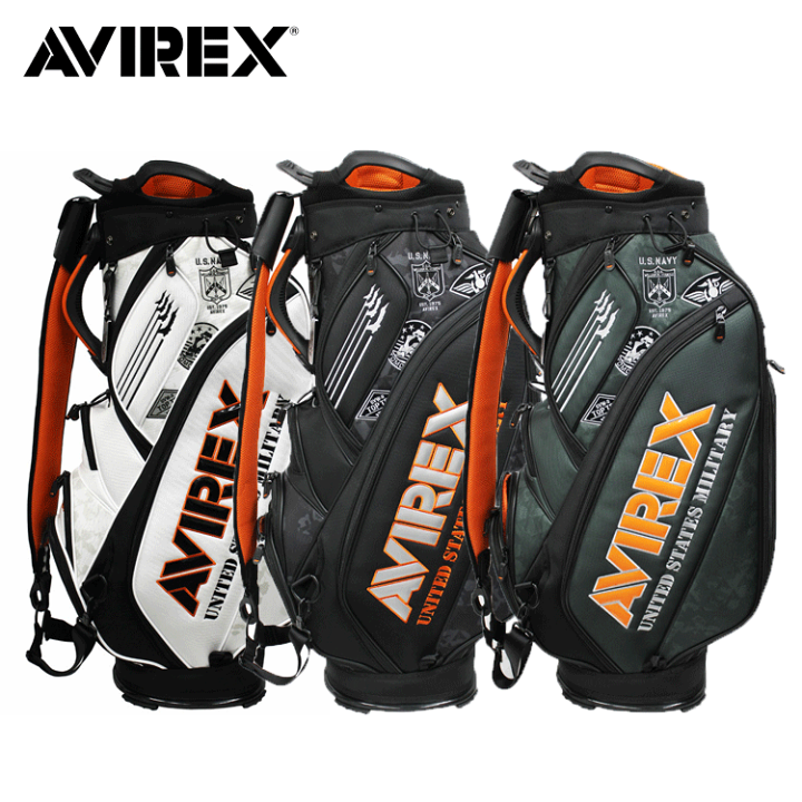 楽天市場】AVIREX GOLF アヴィレックスゴルフ 9型 キャディバッグ