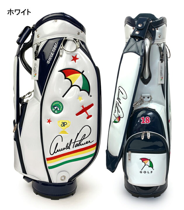 ARNOLD PALMER enamel caddy Golf bag APCB-21F 9 type Black APCB-21F