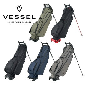 VESSEL GOLF べゼル ゴルフ VLS スタンド式 キャディバッグ シングル/ダブルストラップ ヴェゼル 7530121