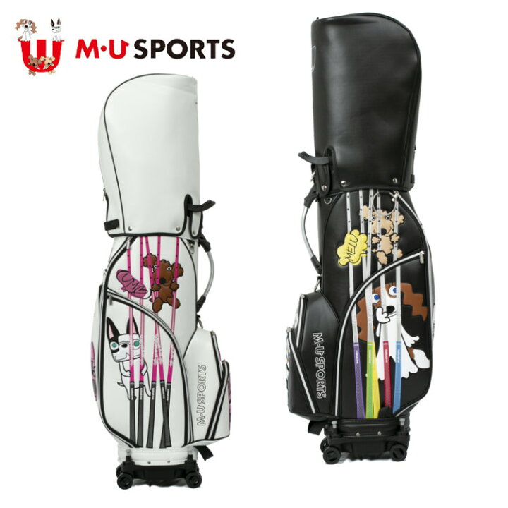 楽天市場】MU SPORTS MU スポーツ キャディバッグ ゴルフバッグ 9.5型