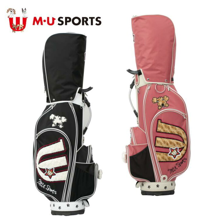 楽天市場】MU SPORTS MU スポーツ キャディバッグ ゴルフバッグ 9.5型 