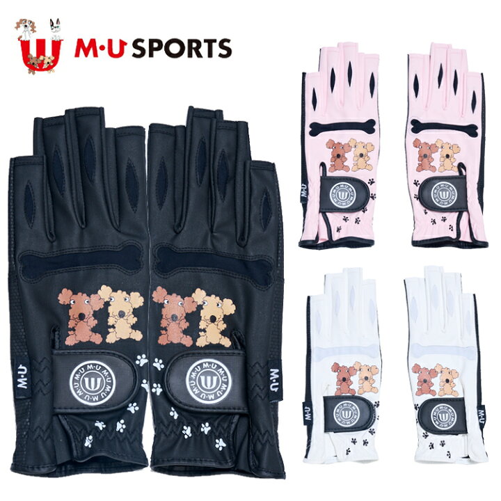 楽天市場】MU SPORTS MUスポーツ レディース ゴルフ グローブ 手袋  