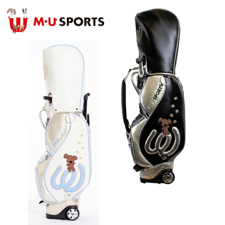 楽天市場】MU SPORTS MU スポーツ キャディバッグ ゴルフバッグ 9.5型 