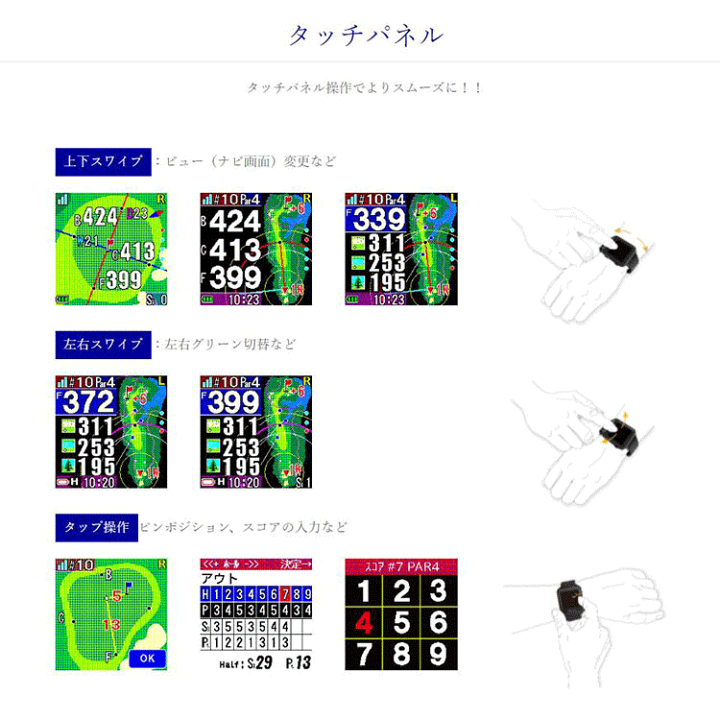 楽天市場】ショットナビ ゴルフ AIR 腕時計型 GPSナビ SHOT NAVI