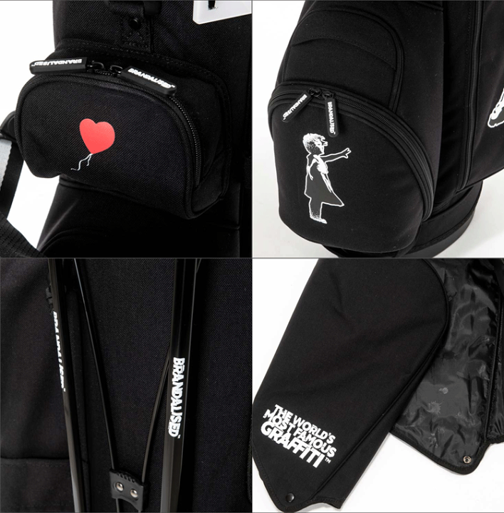 Banksy バンクシー ゴルフ BACB-03 スタンド キャディバッグ 9型 Banksy バンクシー ゴルフ BACB-03 スタンド キャディバッグ 9型