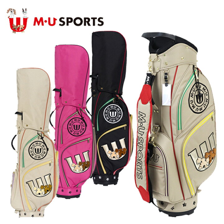 楽天市場】MU SPORTS MU スポーツ キャディバッグ ゴルフバッグ 8.5型 