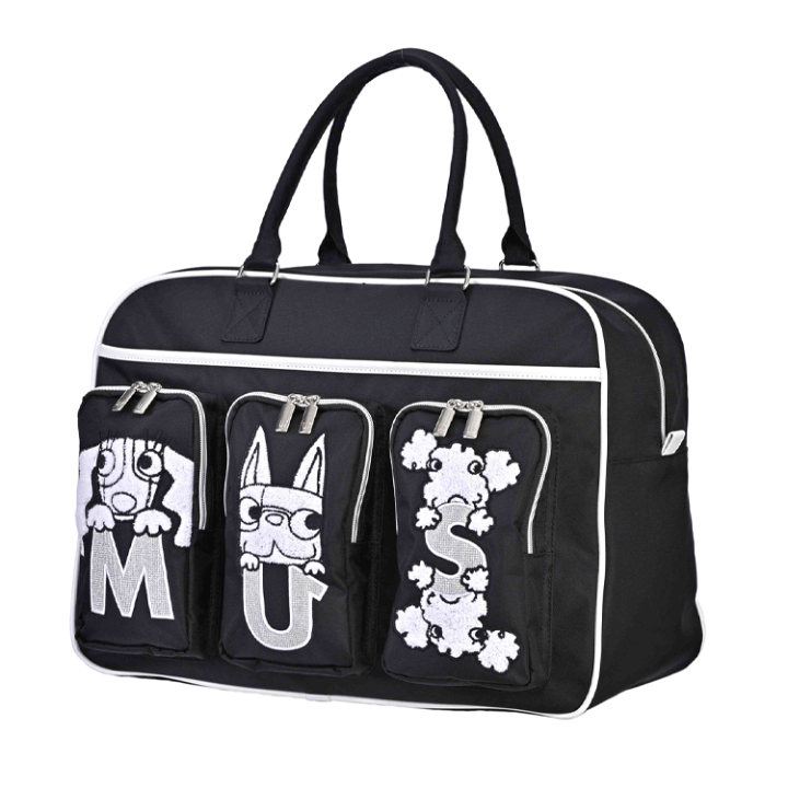 MUスポーツ　ロッカーバッグ　ゴルフバッグ　ボストンバック　刺繡ロゴ　ゴルフ 楽天市場】MU SPORTS MU スポーツ ボストンバッグ 703Q6222