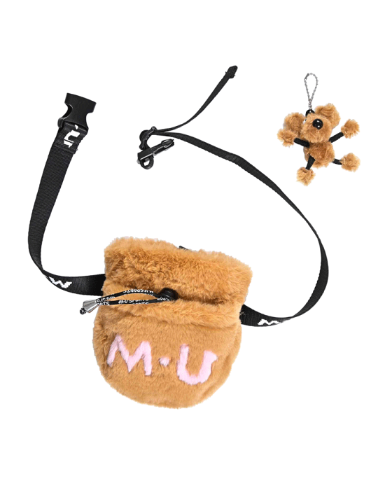 楽天市場】MU SPORTS MU スポーツ モコモコファー ウエストポーチ