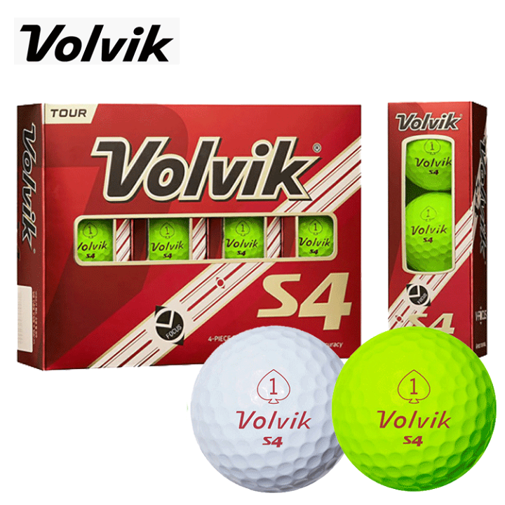 E05124 新品 Volvik VIVID ゴルフボール 4ダース ボルビック 楽天市場】Volvik S4 1ダース（12球）【VOLVIK】【ボルビック