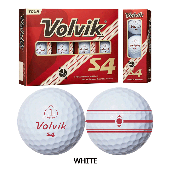 楽天市場】Volvik S4 1ダース（12球）【VOLVIK】【ボルビック】【S4