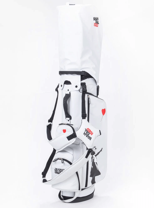 新品 バンクシー BANKSY セルフスタンドバッグ フラワーボンバー 楽天市場】バンクシー スタンド キャディバッグ BACB-02S