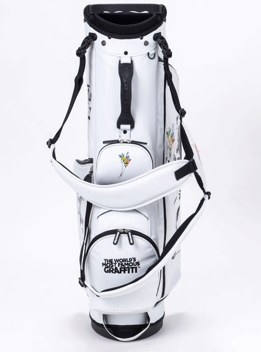 【送料込み】超希少　Banksy バンクシー ゴルフ スタンド キャディバッグ 送料込み】超希少 Banksy バンクシー ゴルフ スタンド キャディ
