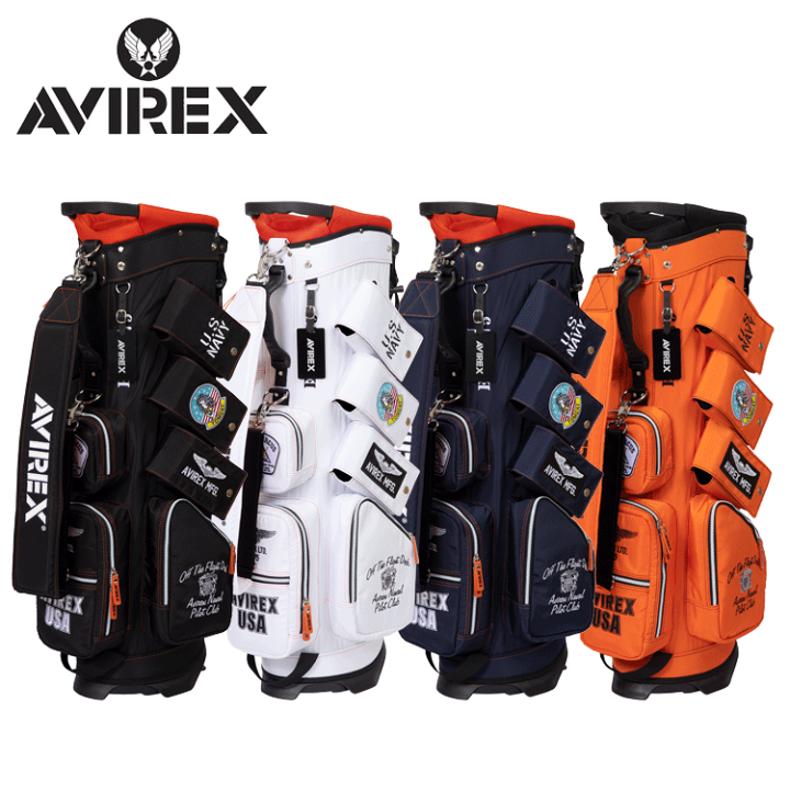 楽天市場】AVIREX GOLF アヴィレックスゴルフ 9型 スタンド式 キャディ 