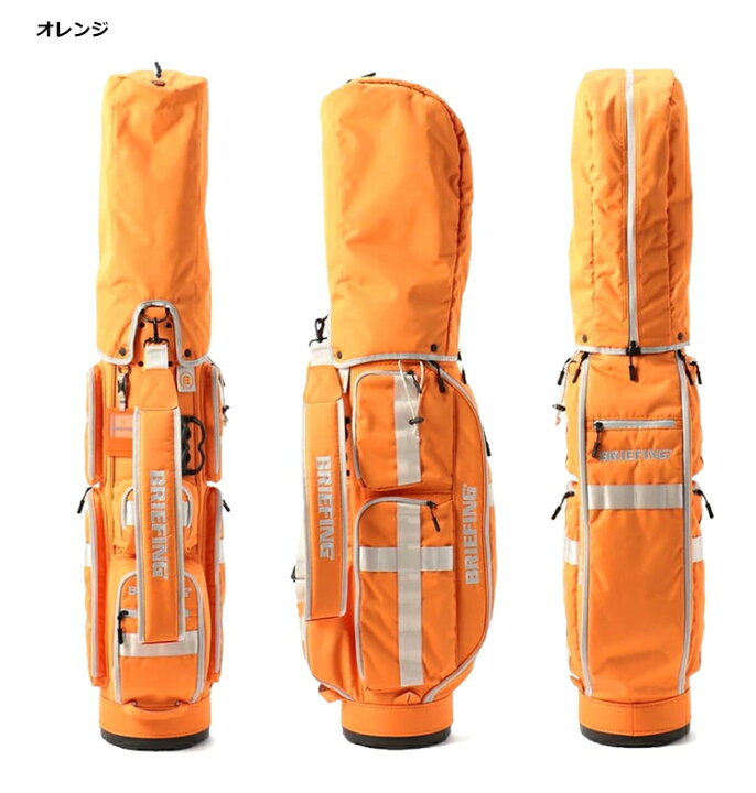 美品❗️BRIEFING キャディ バッグ CR-6 ブリーフィング オレンジ美品 