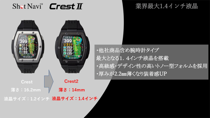 楽天市場】ショットナビ ゴルフ CREST II ショットナビ クレスト 楽天市場】ショットナビ ゴルフ CREST II ショットナビ クレスト