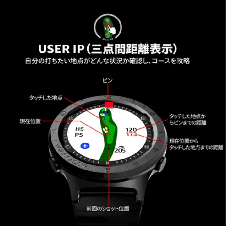 楽天市場】ボイスキャディ A3 腕時計タイプ GPSゴルフナビ Voice