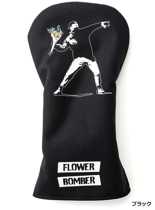バンクシー フェアウェイウッド用 ヘッドカバー Flower Bomber