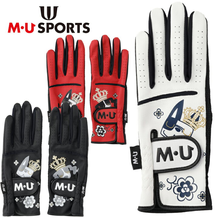 楽天市場】MU SPORTS MUスポーツ レディース 両手グローブ 703Q6810 