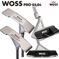WOSS GOLF PRO-03 PRO-04 パター トライアングルスタビリティー ブレード型 ピン型 ウォズ 三角ネック 【…