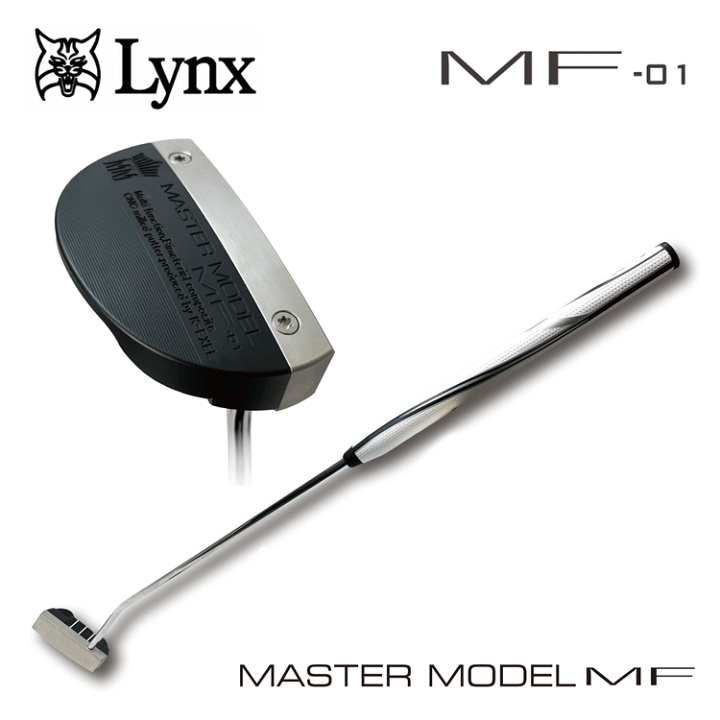 楽天市場】Lynx リンクス ゴルフ マスターモデル MF 中尺 パター MF-01