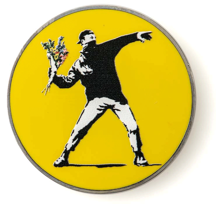 楽天市場】バンクシー ゴルフ マーカー ボールマーカー BABM-01 BANKSY