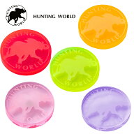 HUNTING WORLD ハンティングワールド 蛍光マーカー マグネット付き ゴルフ用品 ラウンド用品 マーカー ボ…