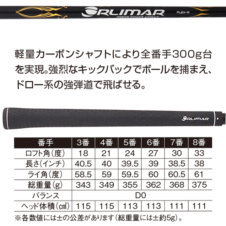 楽天市場】オリマー ゴルフ ORLIMAR ユーティリティ ORM-358 UT