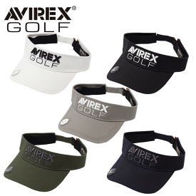AVIREX GOLF アヴィレックスゴルフ メンズ マーカー付き バイザー AVG3S-CP2 【マーカー】【帽子】【サンバイザー】【CAP】【VISOR】